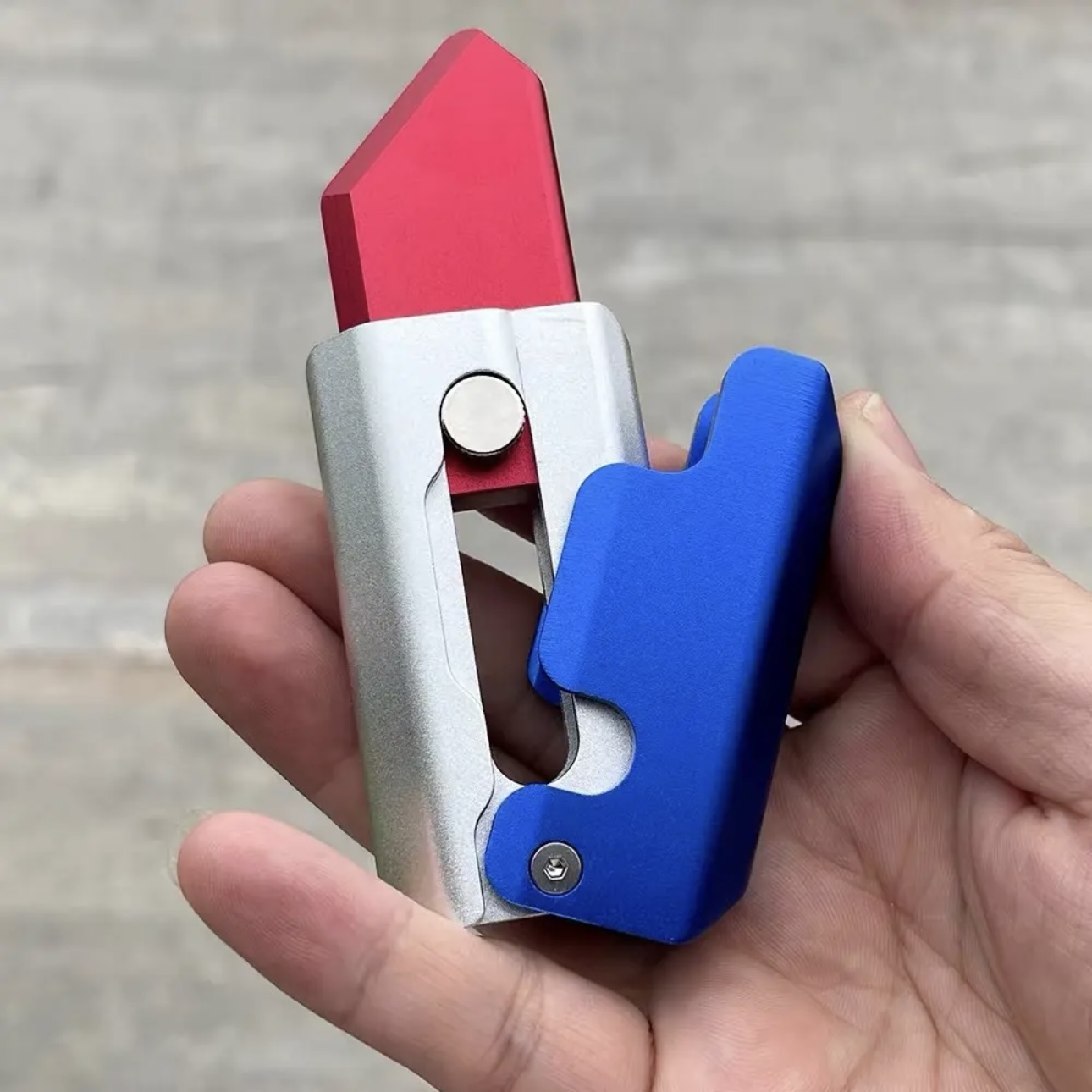 TANSARR EDC Aluminum Alloy Radish Knife Toy Original Stress-Relieving Toy